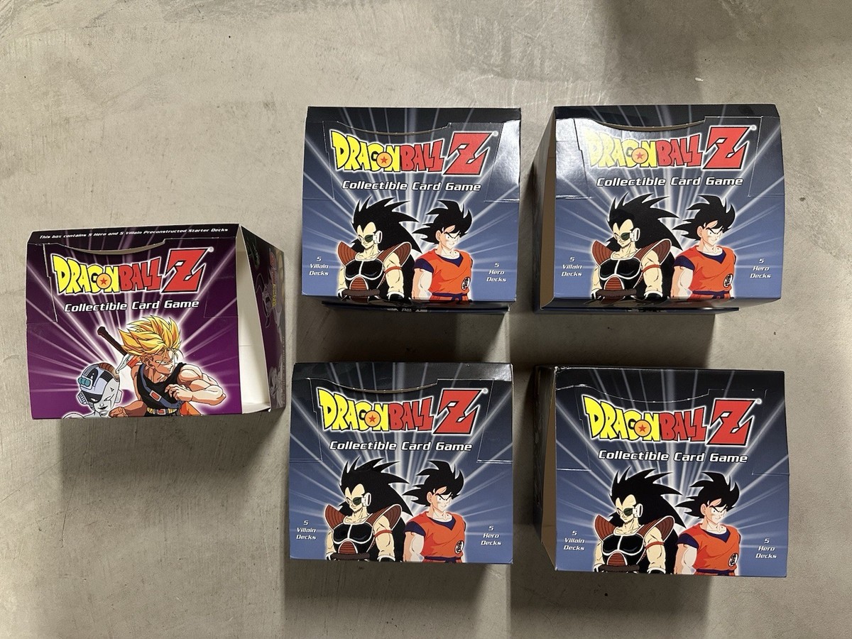 Dragon Ball Z Saiyan & Trunks Saga Starter Deck Box Lot 2000 Score