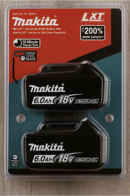 #ad Genuine Makita BL1860B 2 18V 6.0Ah Lithium Battery 2 Pack – NEW – Ships from USA $119.00