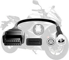3-Pin Motorcycle to 16-Pin OBD2 Diagnostic Adapter Cable for Style: Yamaha 3P