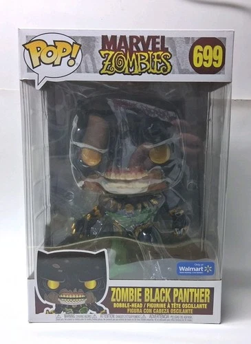 Funko Pop! Vinyl  10 in: Marvel - Zombie Black Panther (Jumbo) - Walmart #699