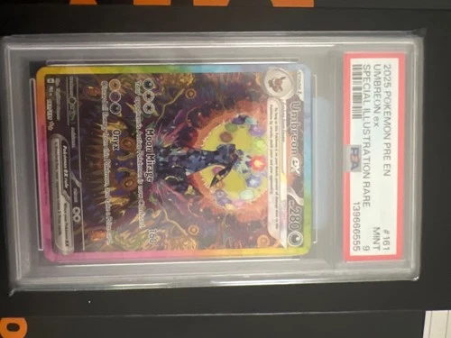 Umbreon ex 161/131 SIR Prismatic Evolutions PSA 9 Pokemon TCG 2025 English
