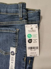 NEW - OSHKOSH B'gosh Girls Super Skinny Blue Denim Jeans - 4T retail $30