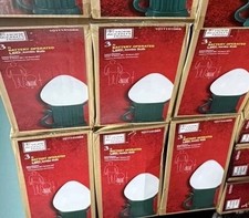 3 ft. Battery Operated LED Jumbo White Bulb Holiday Yard Decor Prop Home Accents