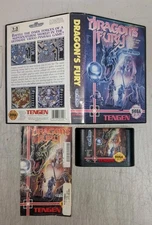 Dragon's Fury (Sega Genesis, 1992) complete with manual