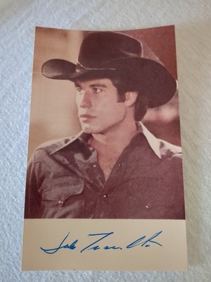 Unikat. Orginales Autogramm. USA. Schauspieler. Staying Alife. John Travolta 