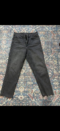All Saints Rali Diamente We023x Jeans Size 27 Black Wash