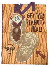 Trader Joe’s Reusable Peanuts Grocery Bag Rare NWT Ship Flat