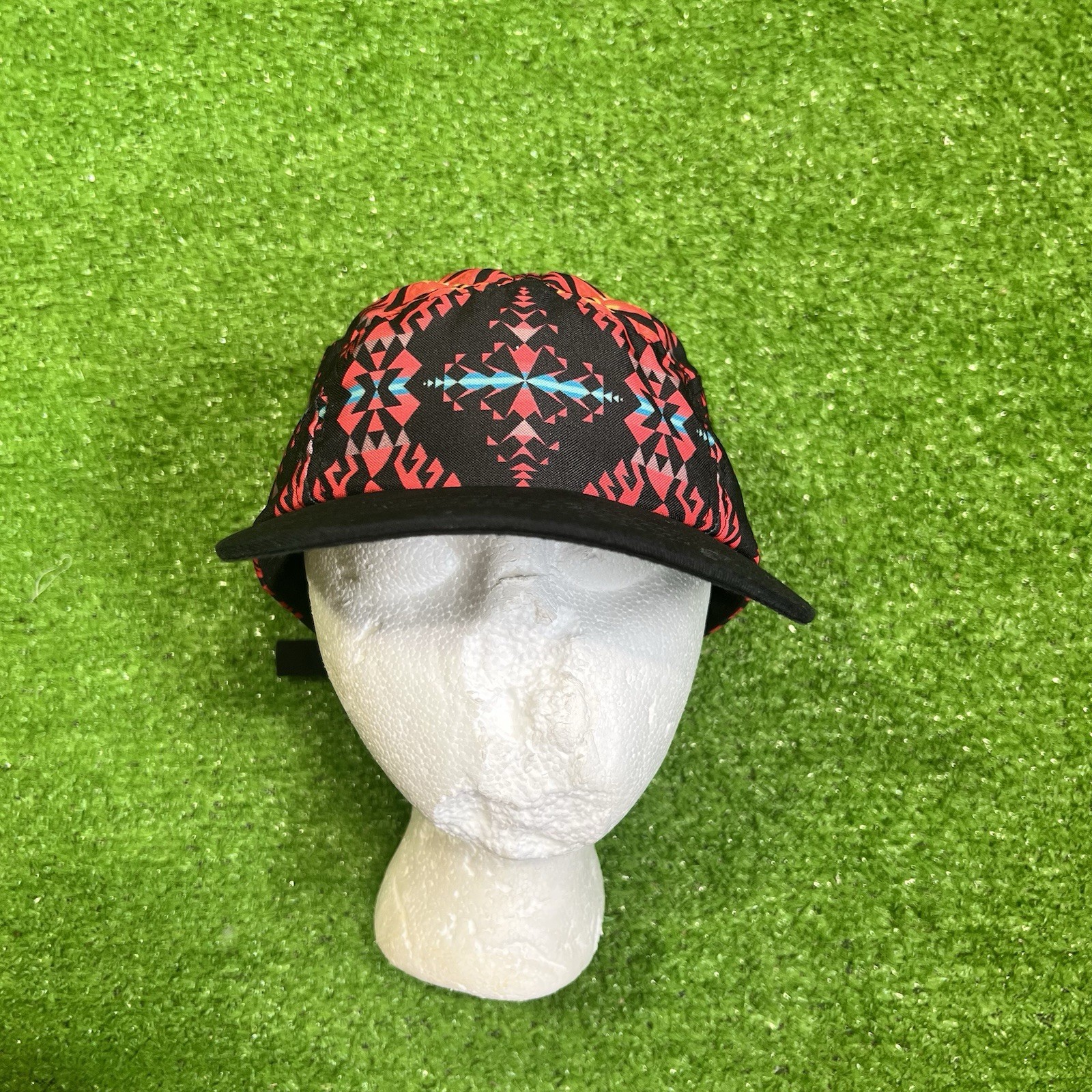 Pendleton Aztec Hat Geo Pattern Strap Back 6 Pane… - image 2