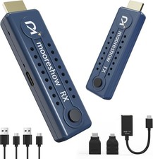 Wireless HDMI Transmitter and Receiver, Plug and Play Portable 2.4G/5G Wireless