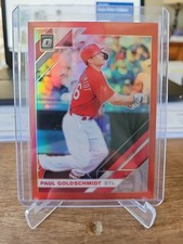 2019 Donruss Optic - Paul Goldschmidt Red Holo Prizm Card #10/60