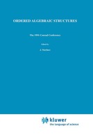 Jorge MartíNez (U. A.) | Ordered Algebraic Structures | Taschenbuch | Englisch