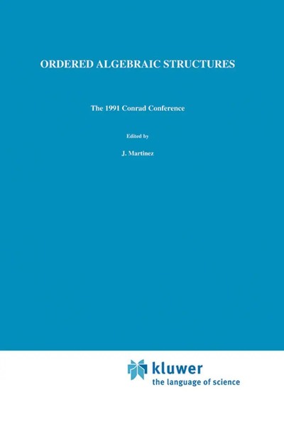 Jorge MartíNez (U. A.) | Ordered Algebraic Structures | Taschenbuch | Englisch-image