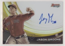 2017 Bowman's Best Monochrome Gold Refractor 36/50 Jay Groome Jason Auto 8k4