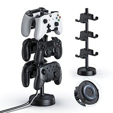Headphone Controller Storage Stand Holder with Anti Controller Holder 3 Tiers