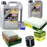 Inspektionspaket 6L Liqui Moly Top Tec 4100 5W-40 FüR Renault Grand ScéNic III