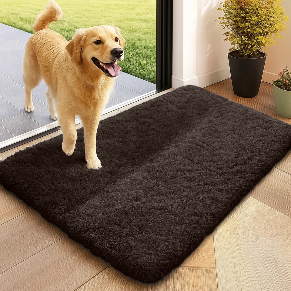 Small Large Door Mat Non Slip Indoor Bedroom Door Floor Mat Hallway Runner Rug - Image 4 of 4