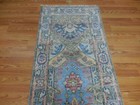 Turkish Oushak Rug,Geometric Multicolored Area Rug,Handmade Bohemian Rug 2.6x8.1 — photo 10