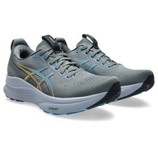 ASICS Men's Gel-Kayano 32 Running Shoes, Steel Grey/Aegean Blue