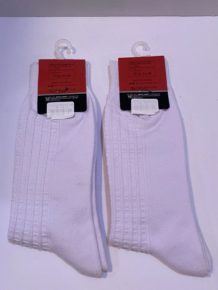 Pierre Cardin White Socks 2 Pairs NEW In Original Package Size 25/27 CM - Image 2 of 3