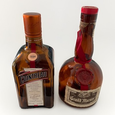 LEERE Grand Marnier & Cointreau Likörflaschen, 0,5ltr zum Basteln oder Lichtboden