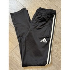 Adidas Womens S Black Track Joggers Athleisure Comfort Streetwear Classic Fit