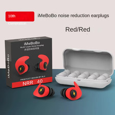 Noise Reducing Silicone Sponge Earplugs for Sleep Travel Work Reusable