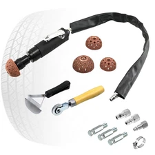 Tire Repair Kit, Tire Repair Polish Patch Tools, Include 3000rpm Low Speed Ai...