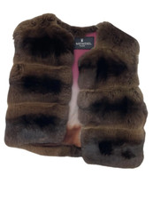 J. Mendel Brown Mink Fur Panelled Gilet
