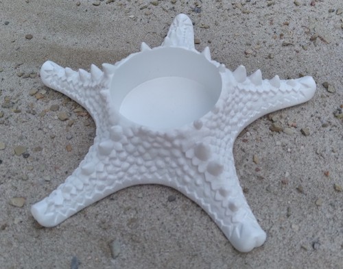 PARTYLITE Starfish Votive & Coral Taper Candle Holder New No Box Beach Decor - Picture 5 of 5