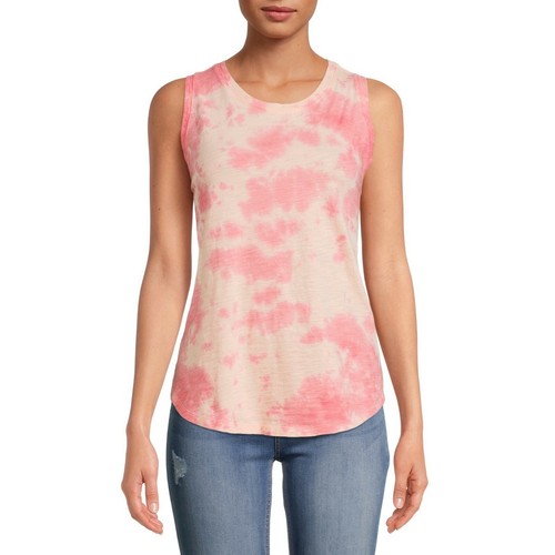 Time and Tru Women's Scoop Neck Tie Dye Tank Top Multicolor NEW - Picture 31 of 36