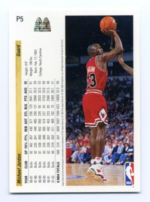 1992-93 UPPER DECK MCDONALD'S Full 50 Card National Set NBA Jordan