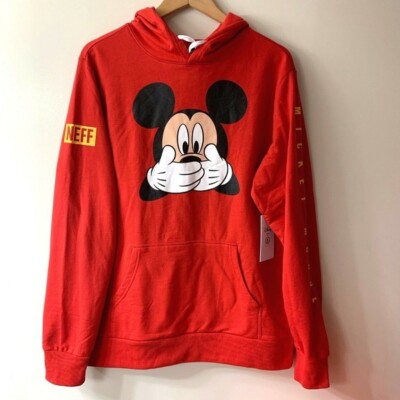 Neff Disney Uh Oh Mickey Mouse Face Cover Po Hoodie Pullover