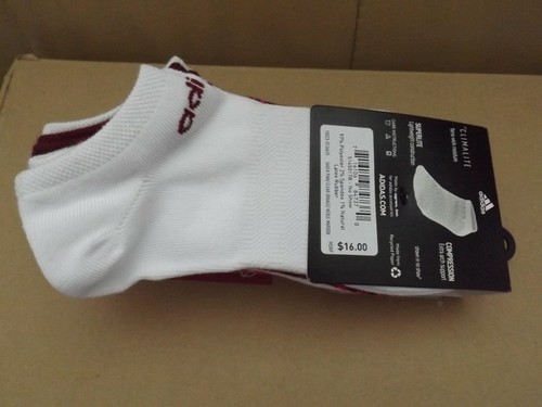 Adidas Pack of 6 Pair Socks M Size 13C-4Y Girls' Superlite Climalite No Show - Picture 4 of 5