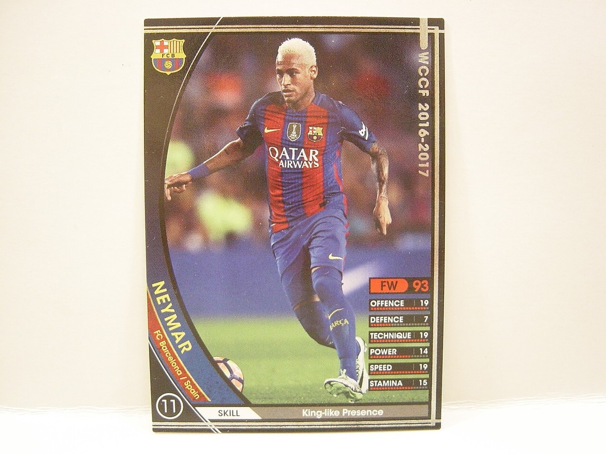 Panini WCCF 2016-17 Neymar Júnior 1992 Brazil No.11 FC
