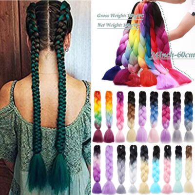24'' Jumbo Christmas Braiding Hair Box Afro Twist Braid For Human Hair Extension
