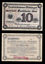 10 MAREK -- Izba Handlowa Getyndza / Dolna Saksonia -- ksfr. -- 1918 -- K1