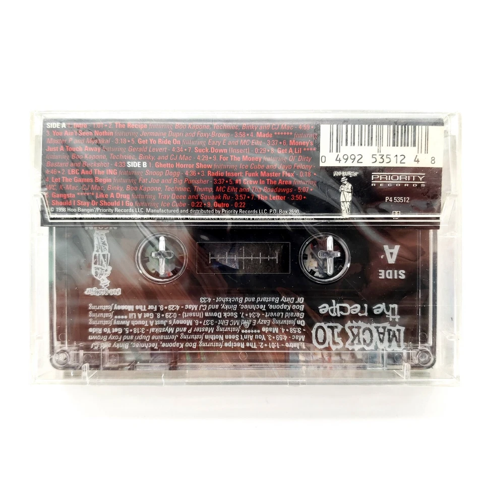 The Recipe [PA] by Mack 10 (Cassette, Oct-1998, Priority Records) New Sealed - Image 2 of 4