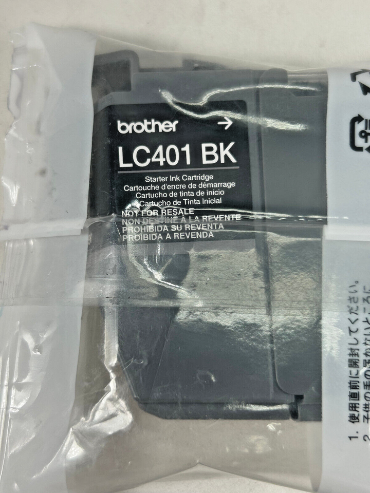 4PK GENUINE Brother LC401 Starter Ink for MFC-J1010DW MFC-J1012DW MFC ...