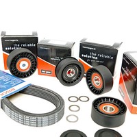 Bosch 6PK2498 Keilrippenriemen + Rolle FüR A4 A5 A6 2.7 TDI 3.0 Klima Audi