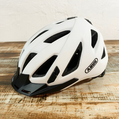 [NEW] Abus Urban-I 3.0 Bike Helmet w/ LED - Motion White S 51-55 cm