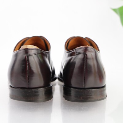 Vintage USA Cole Haan Mens Oxford Size 8.5 D Burgundy Leather Cap Toe Dress Shoe Vintage USA Cole Haan Mens Oxford Size 8.5 D Burgundy  main image 3