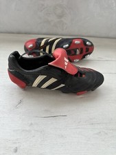 Adidas Predator Pulse SG Black Red Football Soccer Cleats Boots US9 UK8 1/2