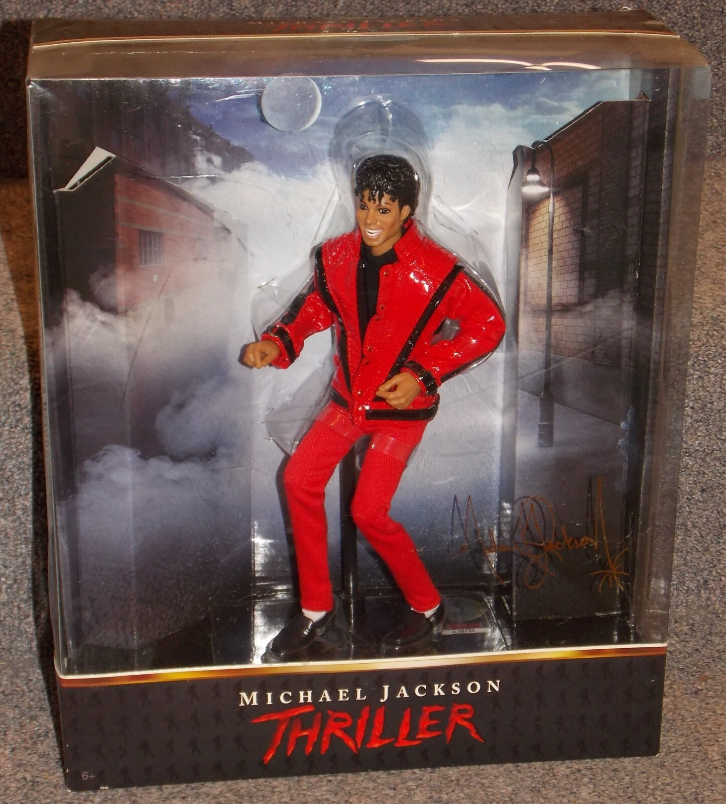 michael jackson doll in box