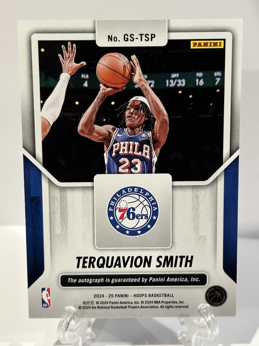 2024-25 NBA Hoops Terquavion Smith Great SIGnificance AUTO GS-TSP