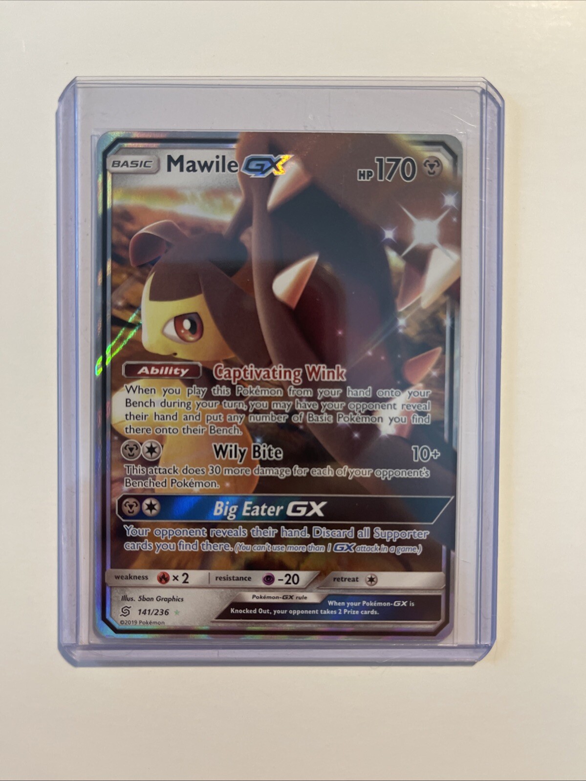 Mawile GX 141/236 Sm-Unified Minds Holo (Ships in TopLoader)