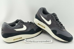 nike air max 1 thunder grey sail black