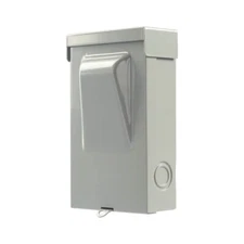 Everwell EDB-30F- Disconnect Box- 30 AMPS FUSED - METALLIC - UL