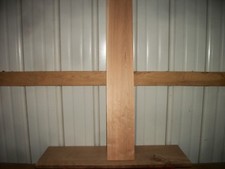 1 PC CHERRY WOOD WIDE KILN DRIED 36" X 5 7/8" X 11/16" LOT 427Z BOARD FLAT CLEAR