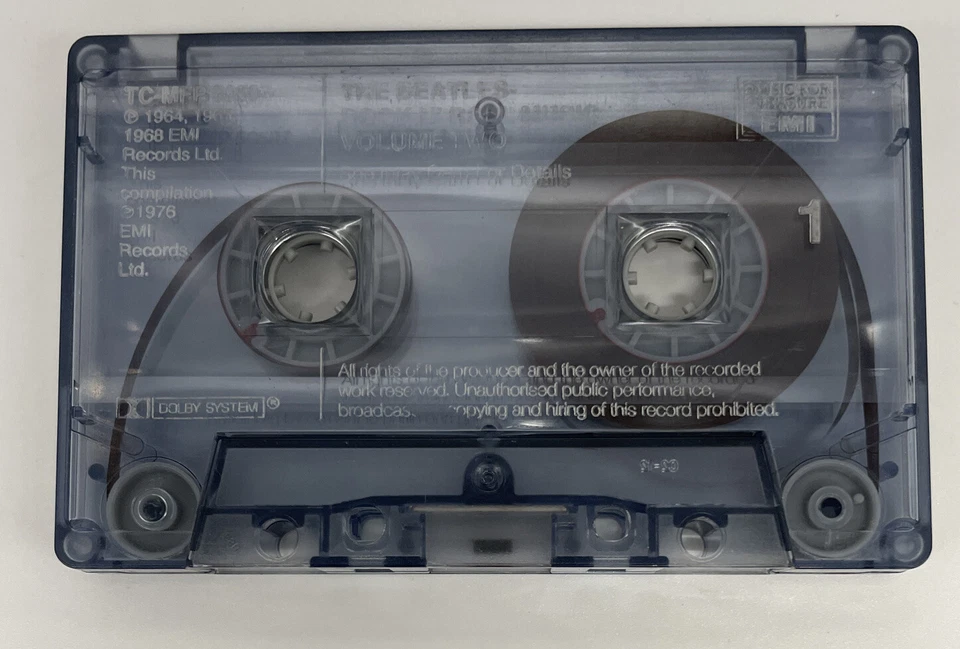 The Beatles - Cassette Tape- Rock N Roll Music Vol 2 TC MPF 50507 - Image 4 of 4