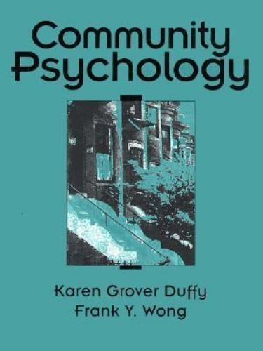 Community Psychology by Frank Y. Wong and Karen G. Duffy (1995, Hardcover) - Picture 1 of 1
